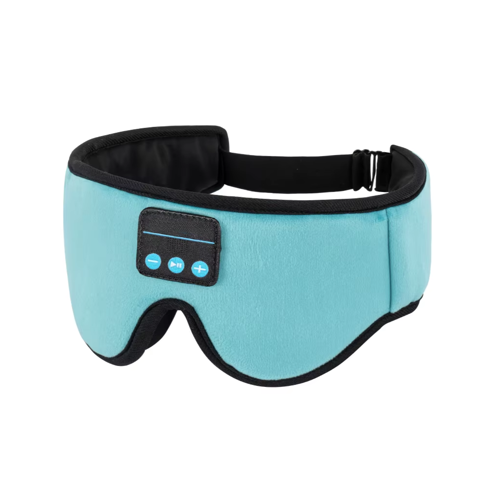 DreamTune 3D: Bluetooth Sleep Mask with Wireless Headset & Adjustable Eye Cover